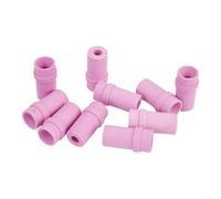 Air Sandblaster Buse en céramique Pointe 6 mm pour polissage de surface - Outil de traitement de pièces mécaniques longue durée de 35 mm de longueur 10 pièces (7 mm)