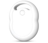 Air Tag Traceur,Smart Tracker Compatible avec Apple Localiser (iOS Uniquement),Localisateurs D’Objets Bluetooth pour Valises,Portefeuilles,Clés,Sacs,Bagages,Batterie Remplaçable,Blanc 1 Pack