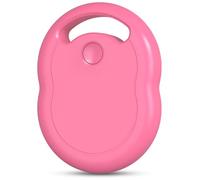 Air Tag Traceur,Smart Tracker Compatible avec Apple Localiser (iOS Uniquement),Localisateurs D’Objets Bluetooth pour Valises,Portefeuilles,Clés,Sacs,Bagages,Batterie Remplaçable,Rose 1 Pack