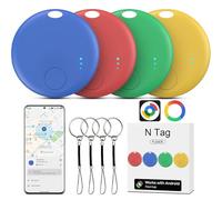 Air Tracker Android, Air Traceur Localisateur D’Objets Bluetooth, Smart Tracker Fonctionne avec l’app Google Localiser (Uniquement Android), Smart Traceur Tag pour clés,Valise (Multicolore)