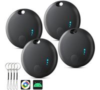 Air Tracker Android, Air Traceur Localisateur D’Objets Bluetooth, Smart Tracker Fonctionne avec l’app Google Localiser (Uniquement Android), Smart Traceur Tag pour clés,Valise (Noir)