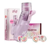 air up Gourde Twist Pro Lavender (600 ml) pour l'école, le sport, la gym | Avec 5 dosettes parfumées sans sucre et paille | Bouteille d'eau violette aromatisée