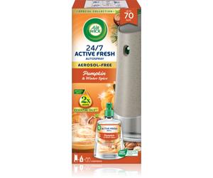 Air Wick Active Fresh Pumpkin & Winter Spice désodorisant automatique avec recharge 228 ml