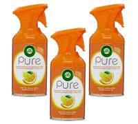 Air Wick – Désodorisant aérosol Pure Soleil de Méditerranée – formule sans eau – Lot de 4 x 250 ml