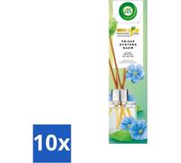 Air Wick - Bâtonnets de senteur - Rosée fraîche du matin - Huiles essentielles - 40 ml - Pack avantage - 10 pièces