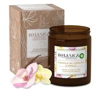 Air Wick Botanica Grande Bougie Parfumée Cire d'origine Naturelle Magnolia de l'Himalaya et Vanille, Jusqu'à 90 Heures,Transparent