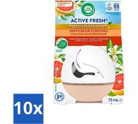Air Wick Decosphere - Diffuseur de parfum - Pamplemousse & Fleur d'Oranger - 75 g - Pack avantage - 10 pièces