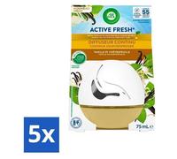 Air Wick Decosphere - Diffuseur de parfum - Vanille & Chèvrefeuille - 75 ml - Pack avantage - 5 pièces