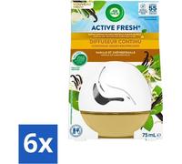 Air Wick Decosphere - Diffuseur de parfum - Vanille & Chèvrefeuille - 75 ml - Pack avantage - 6 pièces