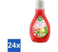 Air Wick – Désodorisant – Active Wick Framboise & Fleurs – 375 ml - Pack économique - 24 pièces