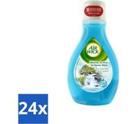 Air Wick – Désodorisant – Active Wick Fresh Water – 375 ml - Pack économique - 24 pièces