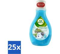 Air Wick – Désodorisant – Active Wick Fresh Water – 375 ml - Pack économique - 25 pièces