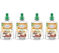 Air Wick Désodorisant automatique sans aérosol | Vanille et miel Suckle | 4 recharges | Neutraliseur d'odeurs Active Fresh 24 x 7 | Dure jusqu'à 3 x 70 jours (4 recharges, vanille et miel)