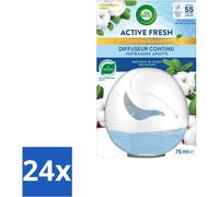 Air Wick – Désodorisant – Boule décorative en coton – 75 ml - Pack économique - 24 pièces