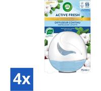 Air Wick – Désodorisant – Boule décorative en coton – 75 ml - Pack économique - 4 pièces