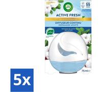 Air Wick – Désodorisant – Boule décorative en coton – 75 ml - Pack économique - 5 pièces