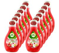 Air Wick Desodorisant Maison Continu Mèche Active Framboisier en Fleurs, Lot de 12