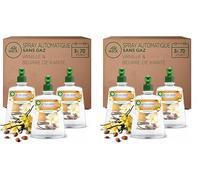 Air Wick Désodorisant Maison Spray Automatique Sans Gaz Active Fresh - 3 Recharges Parfum Vanille & chèvrefeuille (Lot de 2)