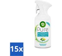 Air Wick - Diffuseur de parfum - Huiles essentielles - Fleur de citronnier - Spray - 250 ml - Pack avantage - 15 pièces