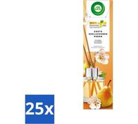 Air Wick - Diffuseur de parfum - Poire douce caramélisée - Huiles essentielles - 40 ml - lot avantageux - 25 pièces