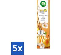 Air Wick - Diffuseur de parfum - Poire douce caramélisée - Huiles essentielles - 40 ml - lot avantageux - 5 pièces