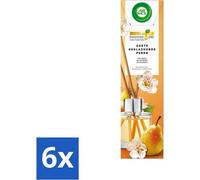 Air Wick - Diffuseur de parfum - Poire douce caramélisée - Huiles essentielles - 40 ml - lot avantageux - 6 pièces