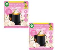 Air Wick Diffuseur Huiles essentielles Brume Parfumée Fleurs de Citronnier & Mandarine - Lot de 2 x 1 diffuseur + 1 recharge