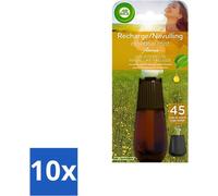 Air Wick Essential Mist – Recharge – Bonheur – Ananas & Menthe sauvage – 20 ml - Pack économique - 10 pièces