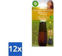 Air Wick Essential Mist – Recharge – Bonheur – Ananas & Menthe sauvage – 20 ml - Pack économique - 12 pièces