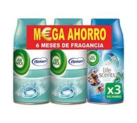 Air Wick Freshmatic Désodorisant de rechange Odeur Nenuco et Oasis Turquoise - Pack de 3 x 250 ml - Total 750 ml