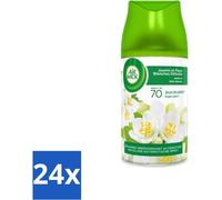 Air Wick Freshmatic – Désodorisant – Recharge automatique – Jasmin et fleurs blanches – 250 ml - Pack économique - 24 pièces