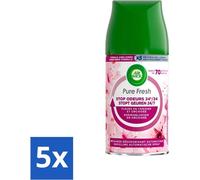 Air Wick Freshmatic – Recharge pour désodorisant – Fleurs de cerisier asiatiques – 250 ml - Lot économique - 5 pièces