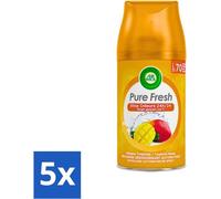 Air Wick Freshmatic – Recharge pour désodorisant – Mangue tropicale – 250 ml - Pack économique - 5 pièces