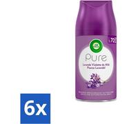 Air Wick Freshmatic – Recharge pour désodorisant – Parfum lavande pure – 250 ml - Pack économique - 6 pièces