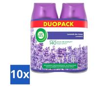 Air Wick Freshmatic – Recharge pour désodorisant – Parfum lavande pure – Lot – 2 x 250 ml - Pack économique - 10 pièces