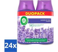 Air Wick Freshmatic – Recharge pour désodorisant – Parfum lavande pure – Lot – 2 x 250 ml - Pack économique - 24 pièces