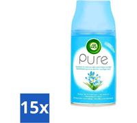 Air Wick Freshmatic – Recharge pour désodorisant – Pure Spring Dew – 250 ml - Pack économique - 15 pièces