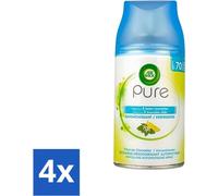 Air Wick Freshmatic – Recharge pour désodorisant – Rafraîchissant aux huiles essentielles pures – 250 ml - Pack économique - 4 pièces