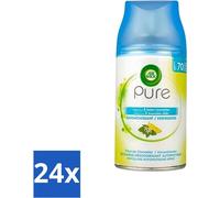 Air Wick Freshmatic – Recharge pour désodorisant – Rafraîchissant aux huiles essentielles pures – 250 ml - Pack économique - 24 pièces