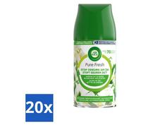 Air Wick Freshmatic Recharge pour vaporisateur automatique Jasmin & Fleurs blanches 250 ml - Pack économique - 20 pièces