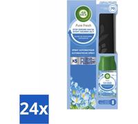 Air Wick - Freshmatic Spray - Starter Kit - Pure fraîcheur printanière - 250 ml - Pack avantage - 24 pièces