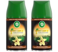 AIR WICK Lot de 2 Desodorisants Maison Recharge FreshMatic Bois & Vanille 250ml