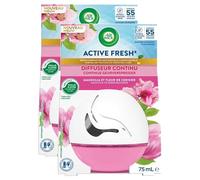 Air Wick Lot de 2 Diffuseurs Continus Active Fresh Magnolia - Flacon de 75 ml
