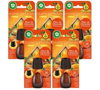 Air Wick Lot de 5 Recharges Diffuseur désodorisant d’Huiles Essentielles Brume Parfumée Fleur de Citronnier & Mandarinier - 20 ml