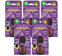 Air Wick Lot de 5 Recharges Diffuseur désodorisant d’Huiles Essentielles Brume Parfumée Lavande et Jacinthes des Bois