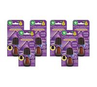 Air Wick Lot de 6 Recharges Diffuseur désodorisant d’Huiles Essentielles Brume Parfumée Lavande et Jacinthes des Bois