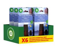 Air Wick Lot de 6 Recharges Essential Mist Lavande et Eucalyptus - 6 x 20 ml