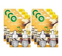 Air Wick Lot de 6 x 2 Recharges Diffuseur désodorisant Electrique Huiles essentielles Vanille