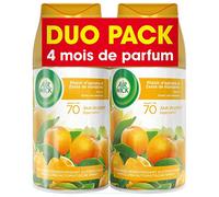 Air Wick Pack de 2 Désodorisants Recharge pour Diffuseur FreshMatic Plaisir d'Agrumes et Zeste de Mandarine Duo Pack