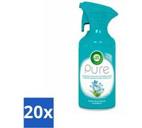 Air Wick Pure Désodorisant Spring Dew 250 ml - Pack économique - 20 pièces